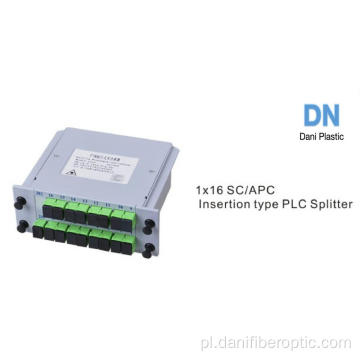 1/16 typ insercji PLC Splitter